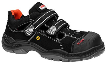 ELTEN Sicherheitsschuhe SCOTT Pro ESD S1P, Herren, Textil, Kunststoffkappe (leichter als Stahlkappe), leicht, sportlich, Schwarz, im Sale